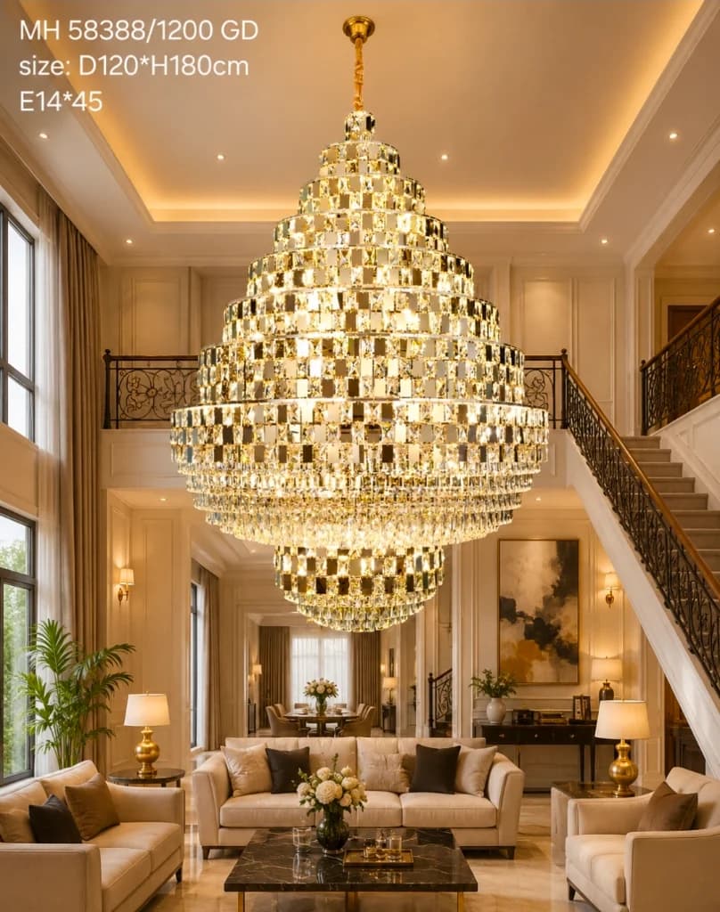 Lampu gantung kristal 58388/120