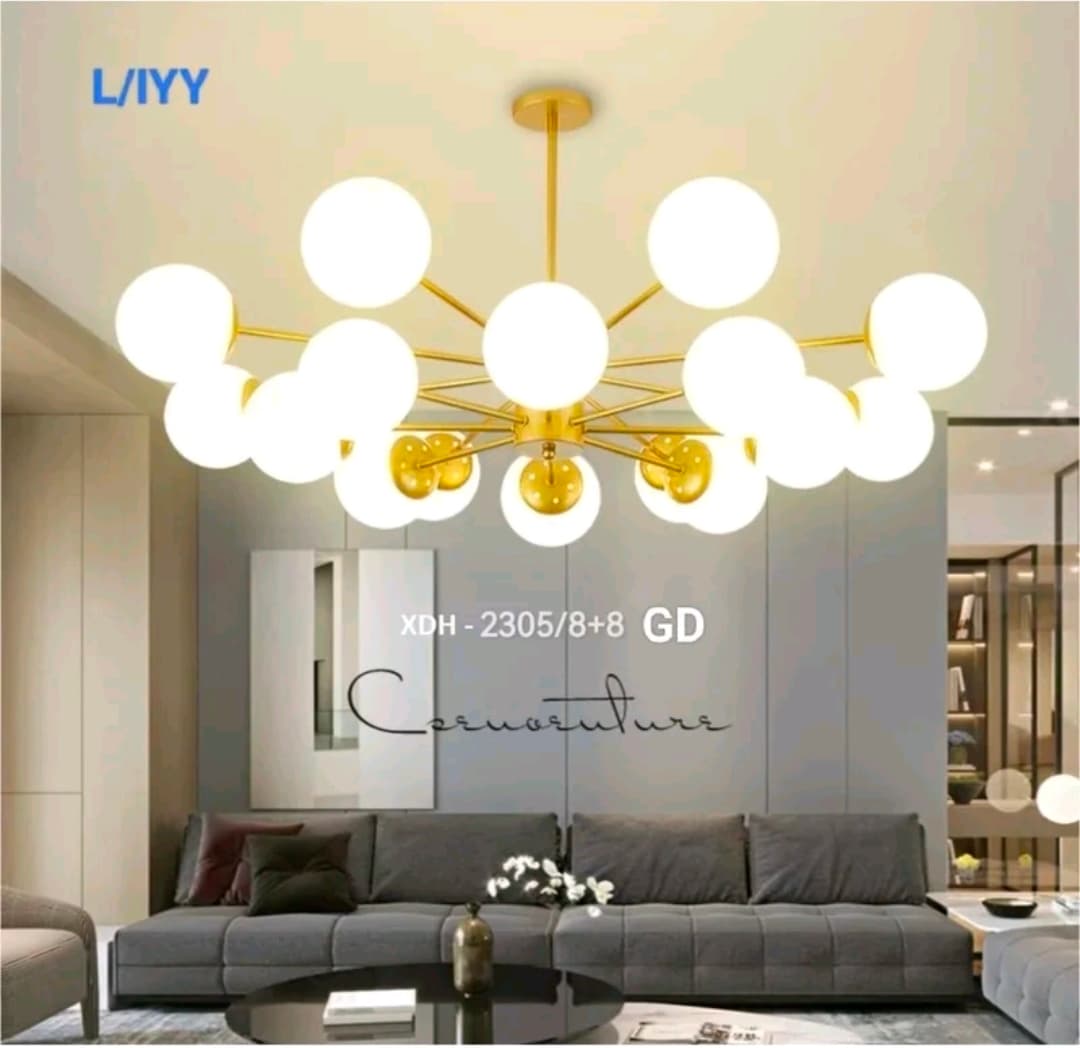 Lampu Gantung Modern XDH-2305/8+8
