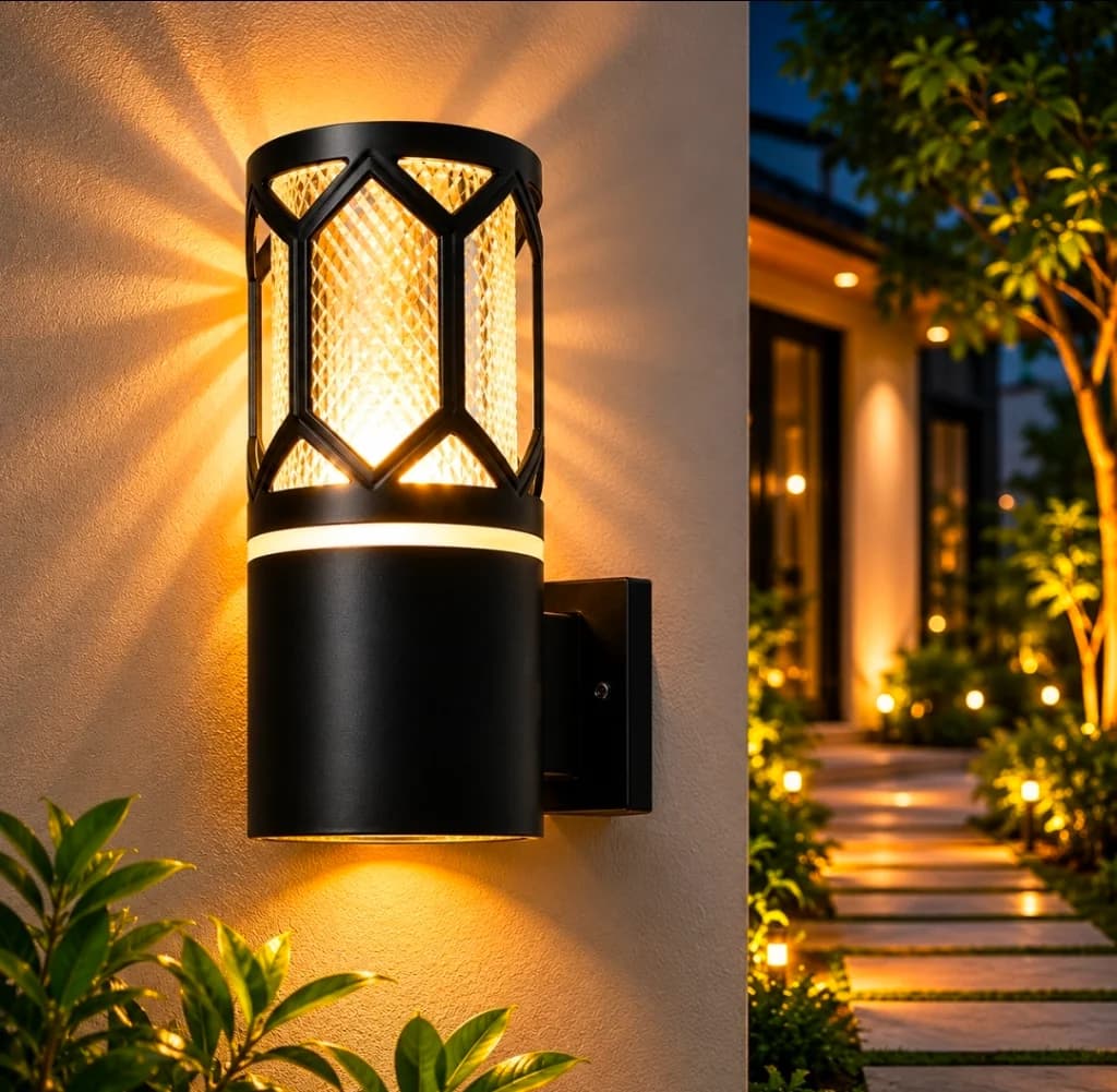 Lampu dinding outdoor WL-1021/1-E27 BK