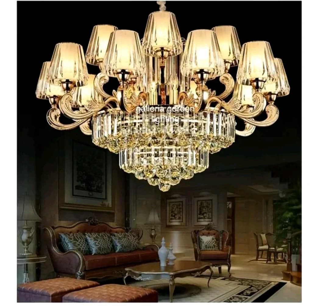 Lampu gantung kristal 8668/10+5