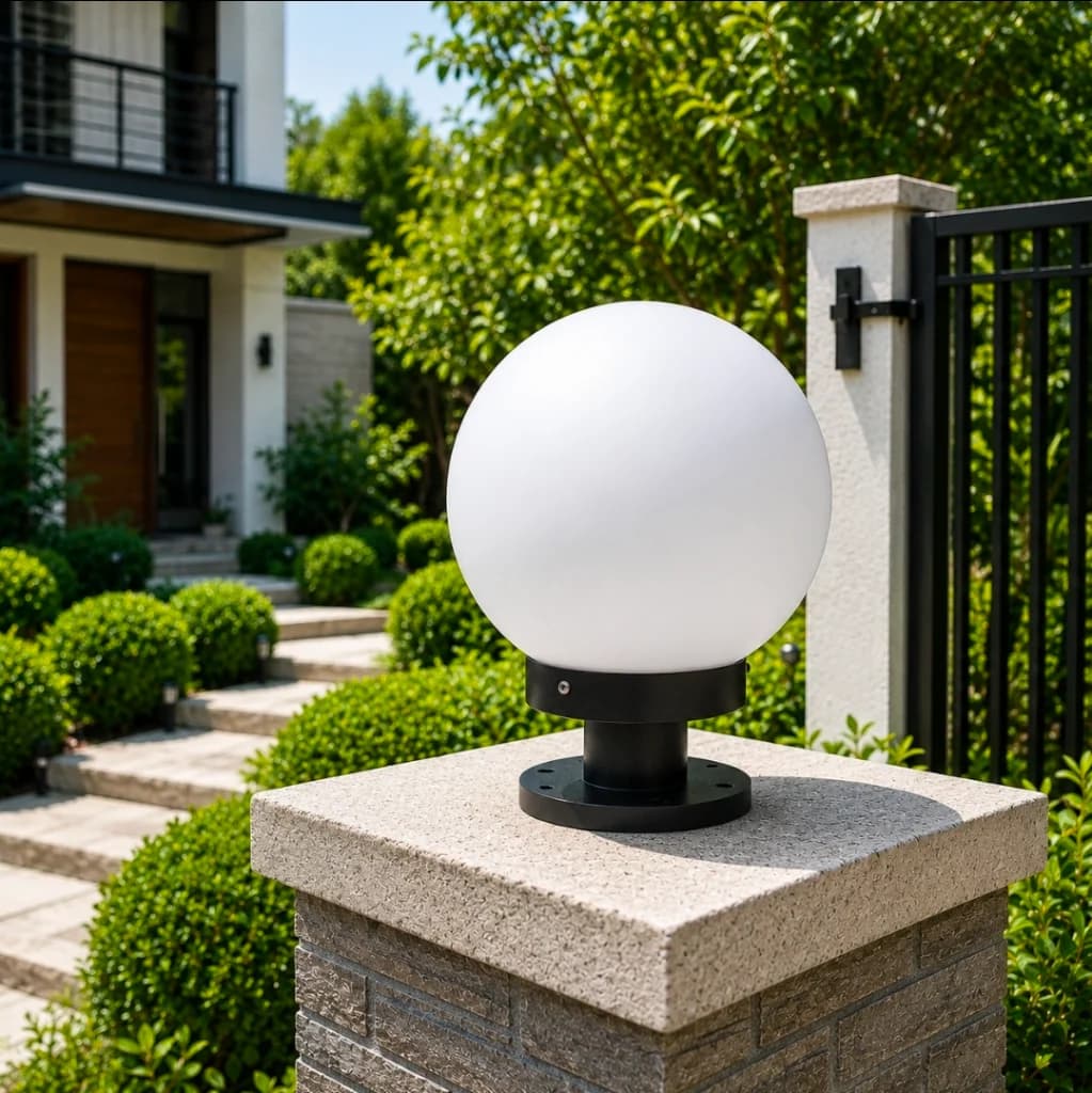 Lampu pilar outdoor modern minimalis 8087-250 BK