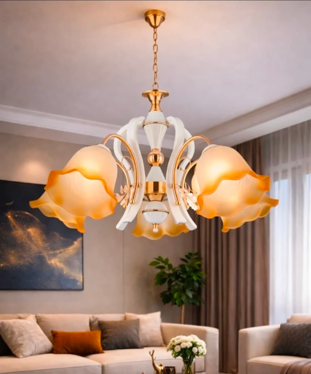 Lampu gantung ruang tamu 7399/5