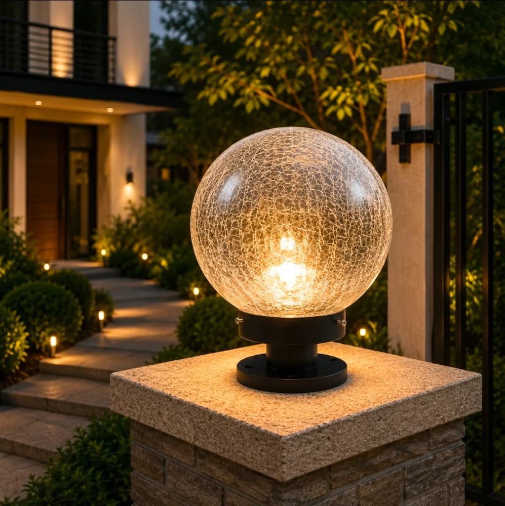 Lampu Pilar Outdoor 8086-250 BK